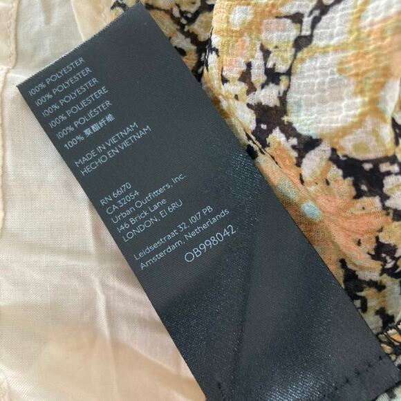 Free People Feeling Groovy Maxi Dress - Floral - Black Gold - Small - Picture 11 of 11